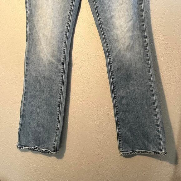 American-eagle Women's Blue Jeans Slim Fit Bootcut Size 6 - Picture 3 of 7